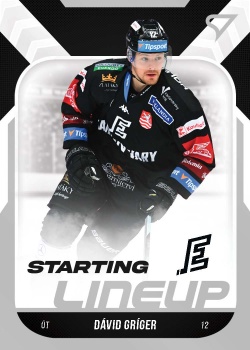 David Griger Karlovy Vary Tipsport ELH 2022/23 SportZoo 2. serie Starting LINEUP #SL-71